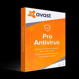 Avast Antivirus Pro Electronic License (1 Year, 1 Pc)
