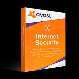 Avast Internet Security Electronic License (1 Year, 1 Pc)