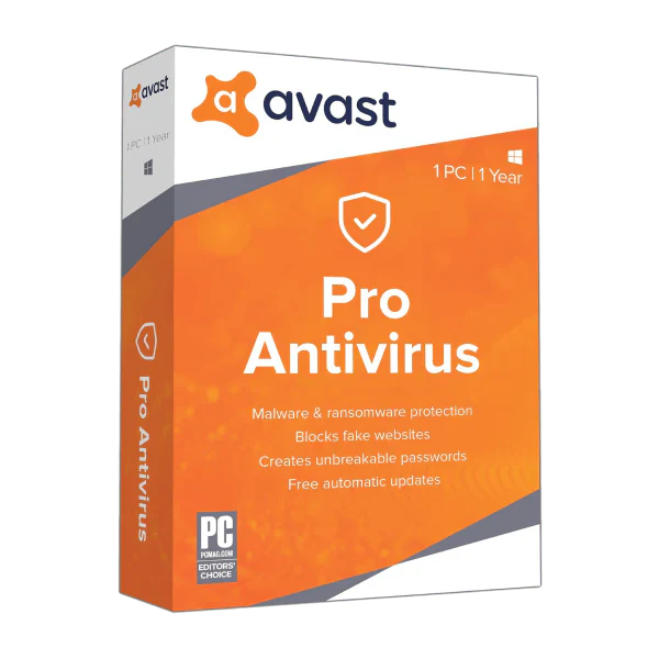 Avast Antivirus Pro (1 Year, 1 User)